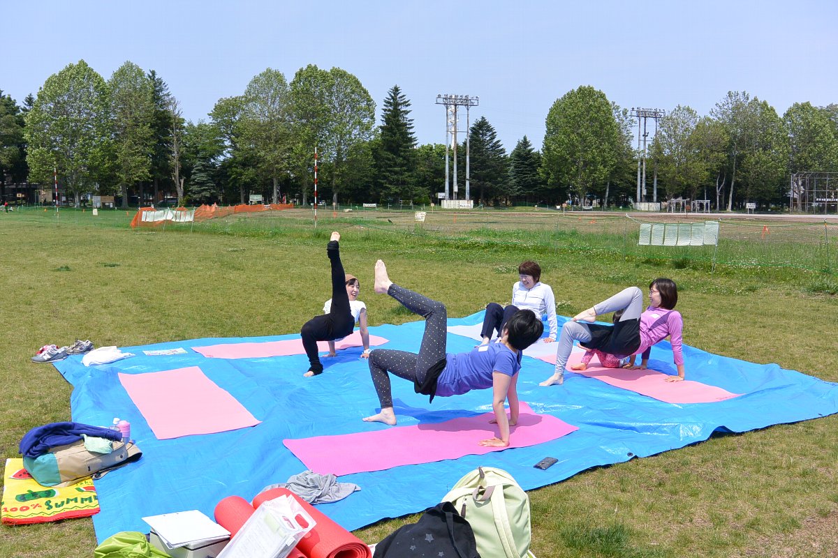 去年のヨガ