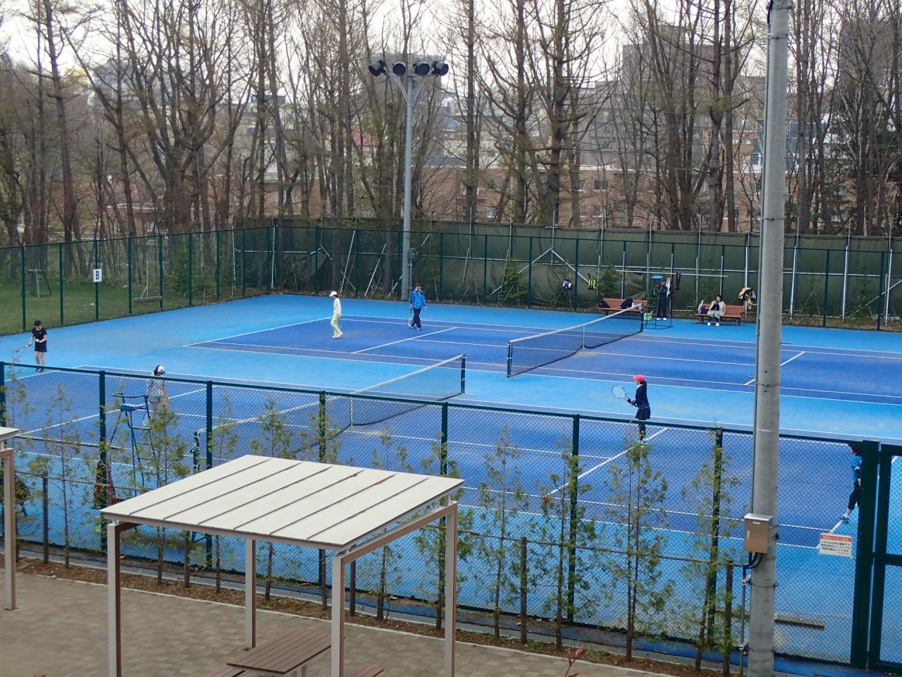 テニスコート写真