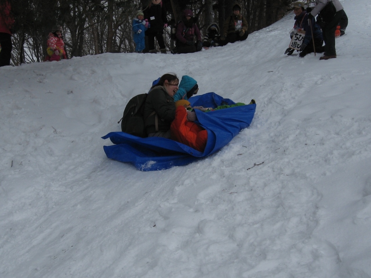 ブルーシート滑り