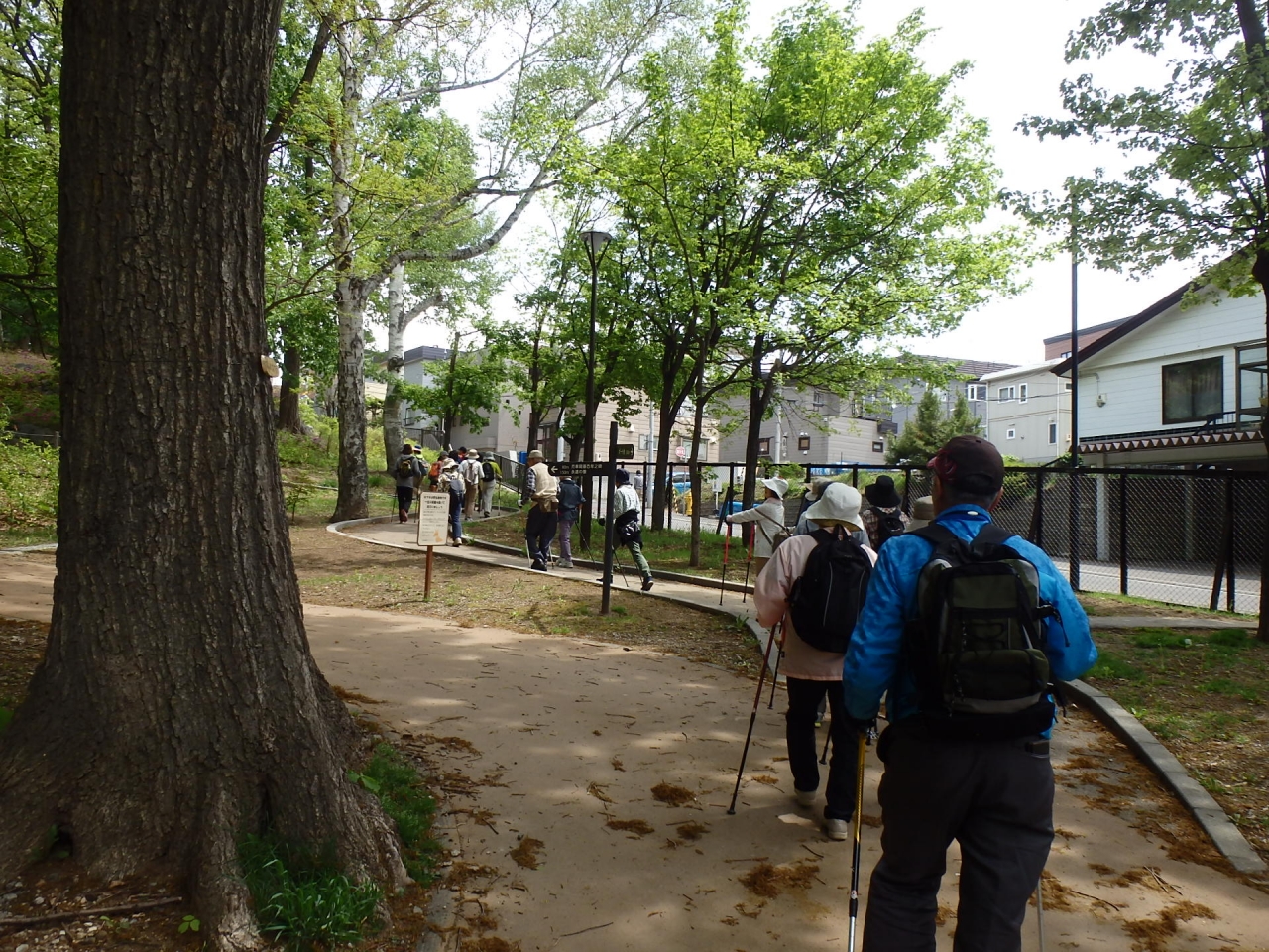 ノルディックウォーク体験会　園内散策