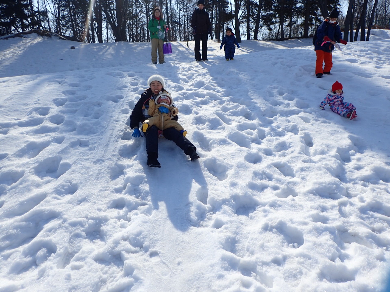 みんなで尻すべり
