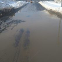 「2月23日 南口冠水のお知らせ」の写真