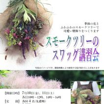 「スモークツリーを使った講習会のお知らせ」の写真
